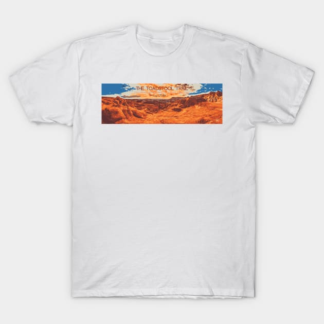 Toadstool Trail in the Grand Staircase-Escalante National Monument, Utah T-Shirt by Gestalt Imagery